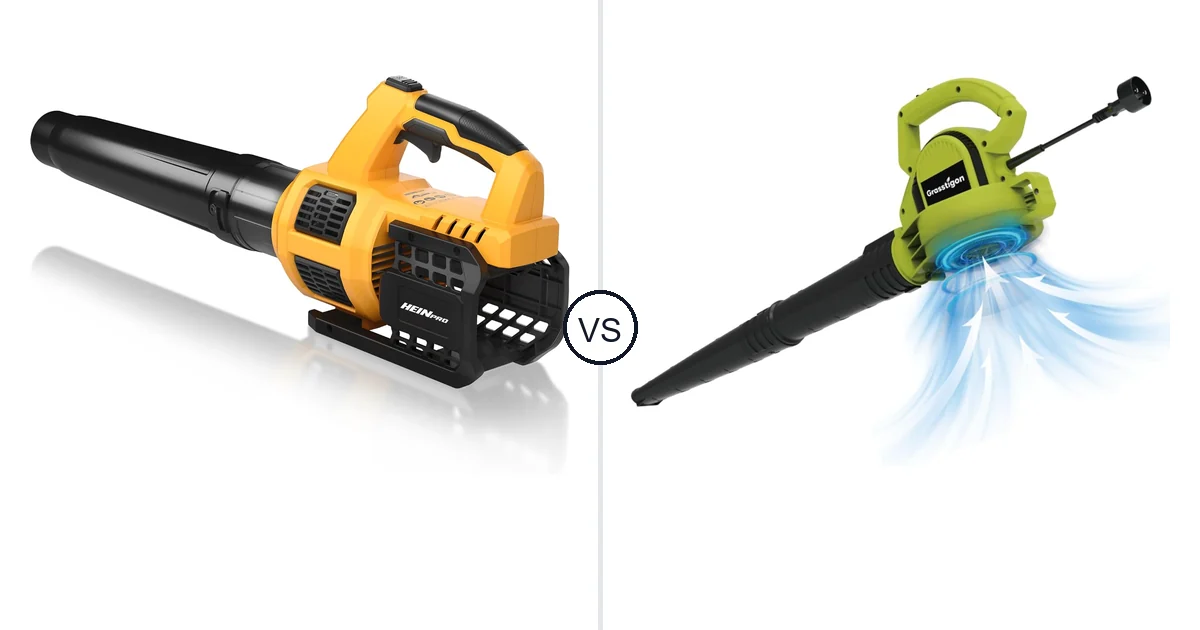 HEINPRO Cordless Leaf Blower vs GRASSTIGON Leaf Blower: Best Leaf