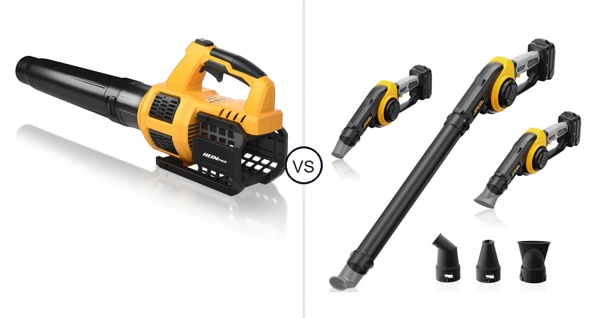 Comparison of HEINPRO Cordless Leaf Blower Compatible and HEINPRO Cordless Leaf Blower Compatible