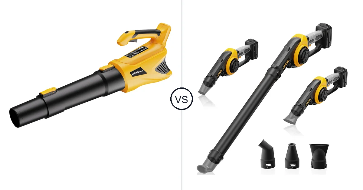 HEINPRO Cordless vs HEINPRO Cordless: Best Leaf Blower for Your Needs