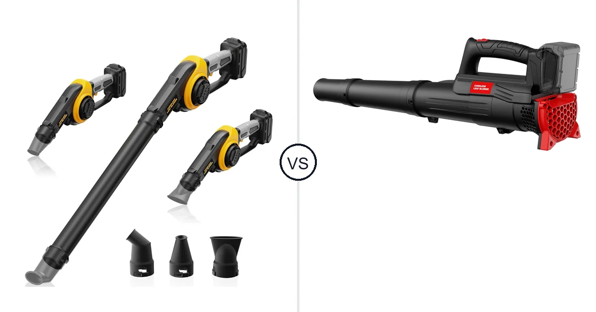 Comparison of HEINPRO Cordless Leaf Blower Compatible and Houselife HL-SYLB01R