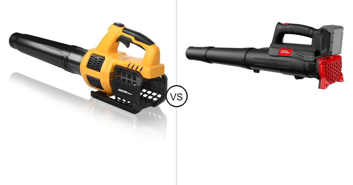 HEINPRO Cordless Leaf Blower vs Houselife HL-SYLB01R: Best Leaf