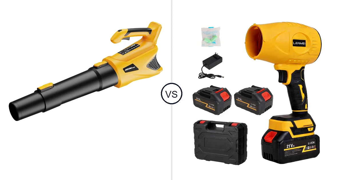 HEINPRO Cordless Leaf Blower vs LANMEI 21V: Best Leaf Blower for
