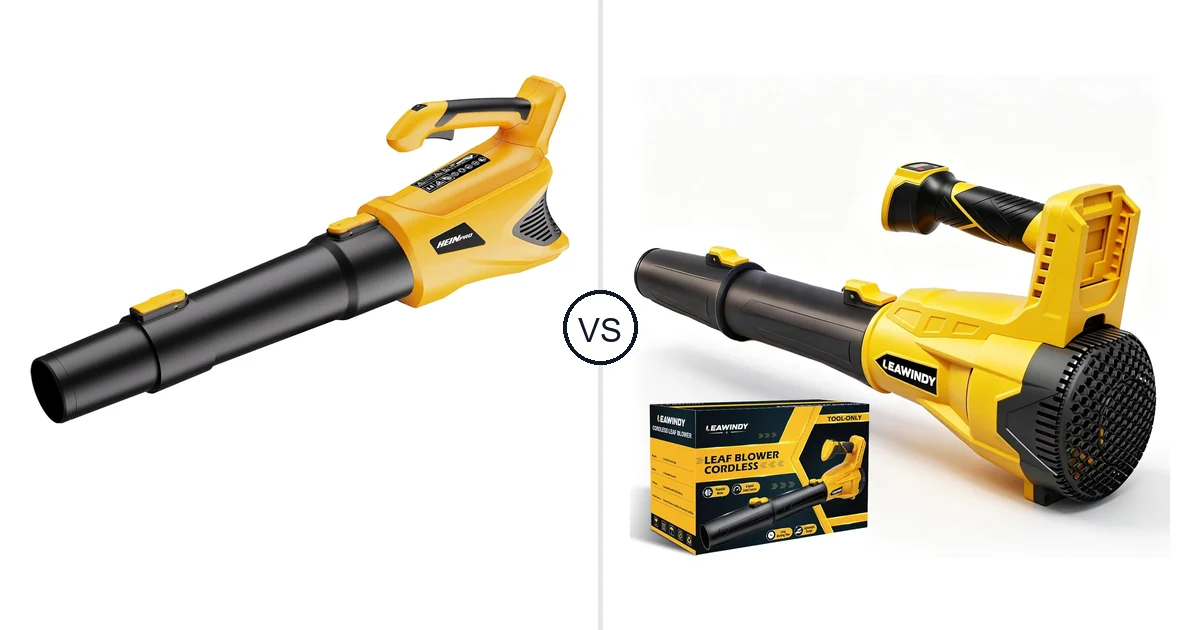 HEINPRO Cordless Leaf Blower vs LEAWINDY LEAWINDY005: Best Leaf