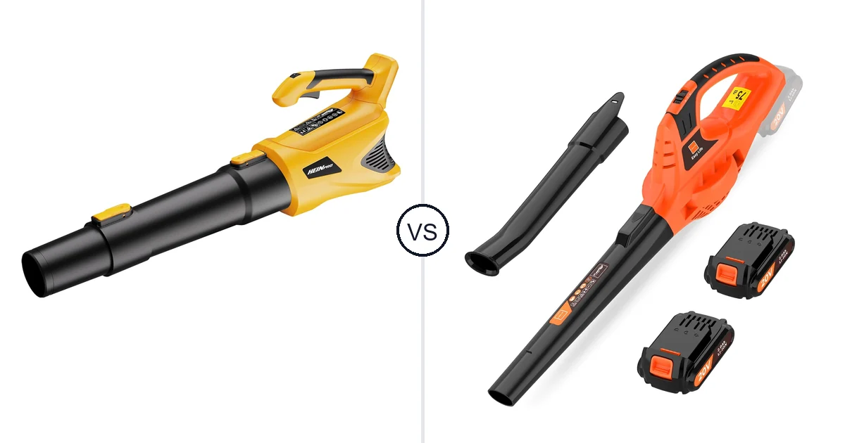 HEINPRO Cordless Leaf Blower vs Leisch Life Cordless Leaf: Best Leaf