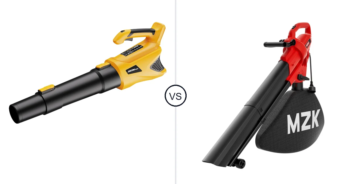 HEINPRO Cordless Leaf Blower vs MZK 1712: Best Vacuum for Your Needs