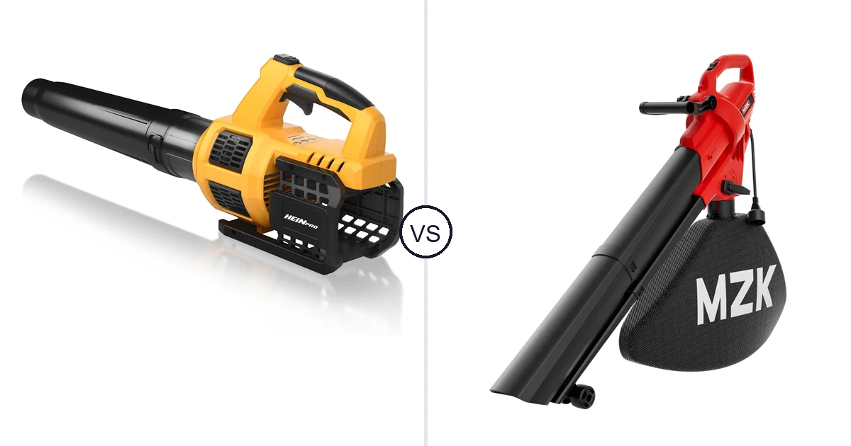 Comparison of HEINPRO Cordless Leaf Blower Compatible and MZK 1712