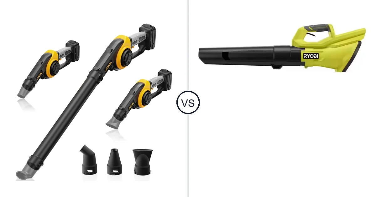 Comparison of HEINPRO Cordless Leaf Blower Compatible and RYOBI RY40LB01B