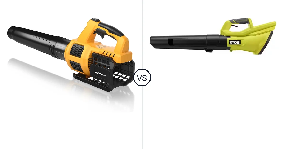 Comparison of HEINPRO Cordless Leaf Blower Compatible and RYOBI RY40LB01B