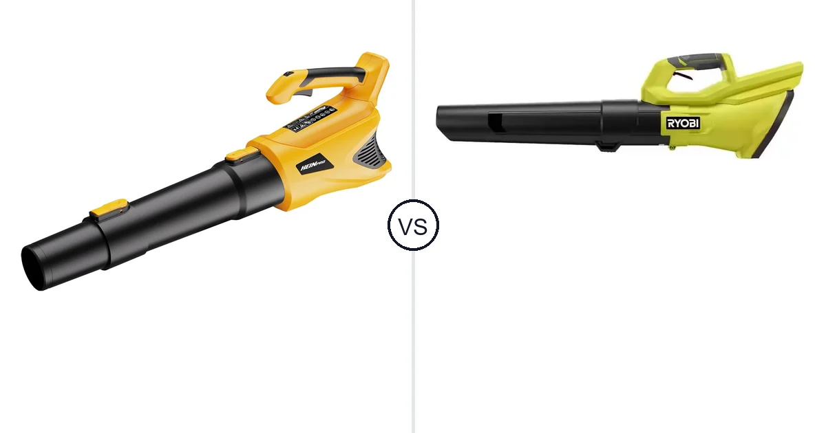 HEINPRO Cordless Leaf Blower vs RYOBI RY40LB01B: Leaf Blower