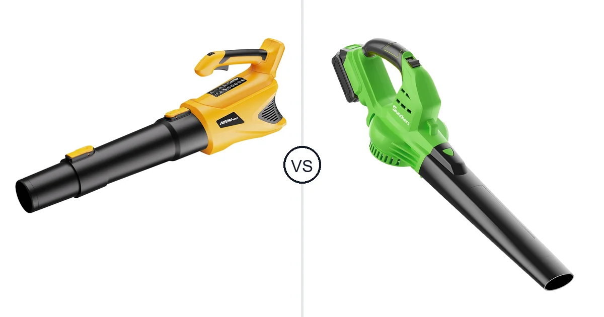 HEINPRO Cordless Leaf Blower vs Sunchers Lbto: Leaf Blower
