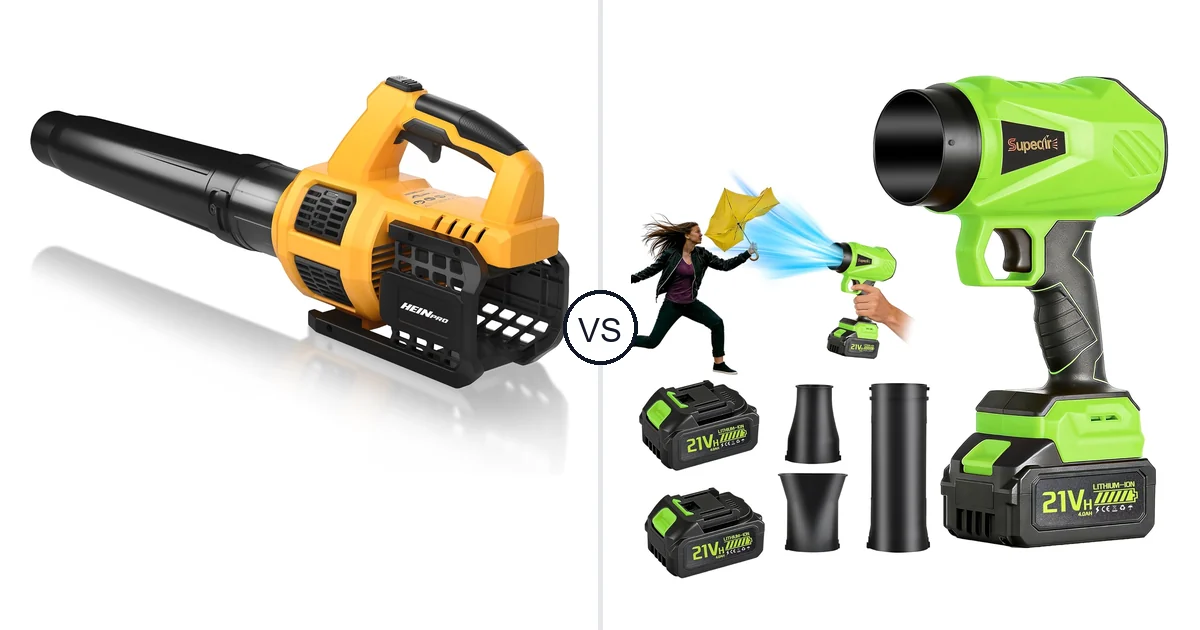 HEINPRO Cordless Leaf Blower vs SUPEAIR 667667: Best Leaf Blower for