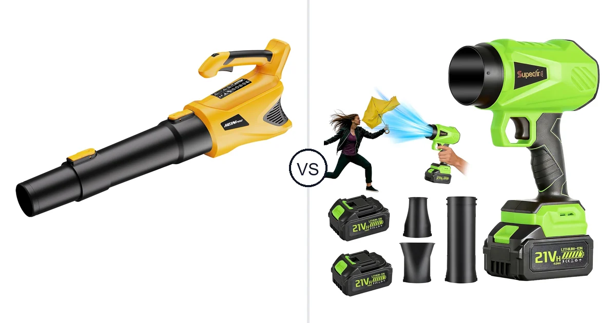 HEINPRO Cordless Leaf Blower vs SUPEAIR 667667: Best Leaf Blower for
