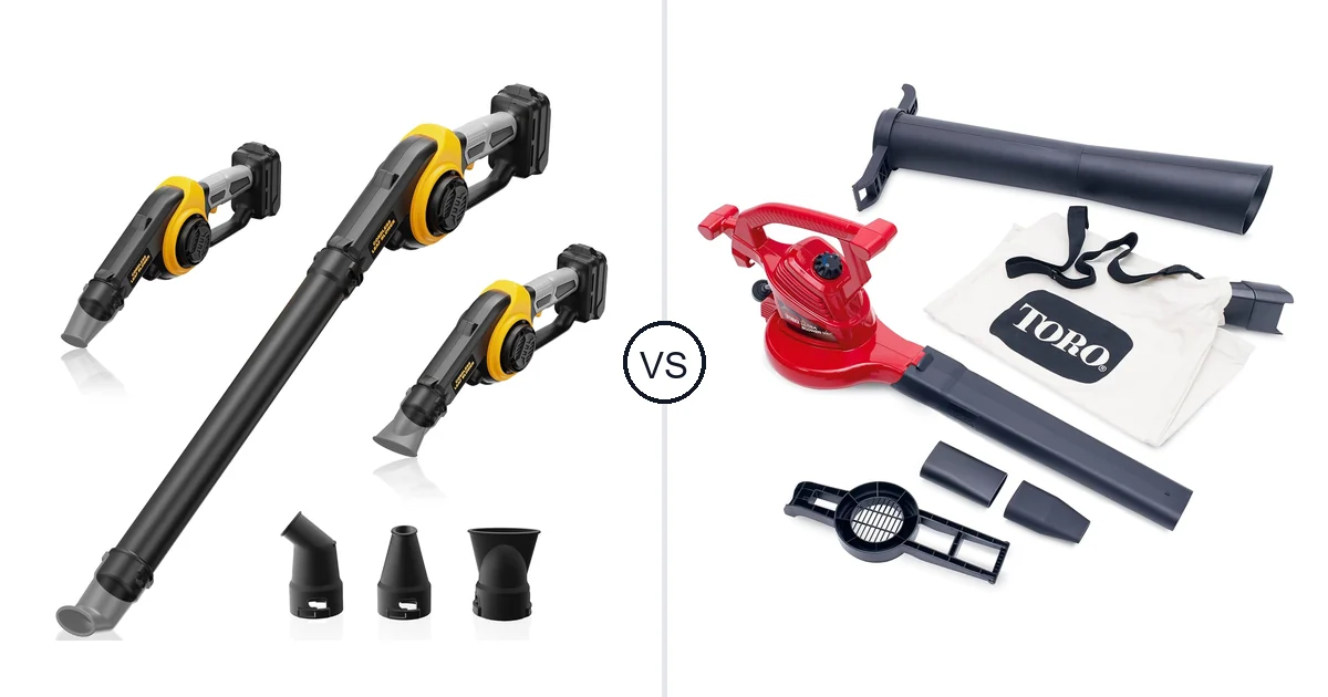 Comparison of HEINPRO Cordless Leaf Blower Compatible and Toro 51619