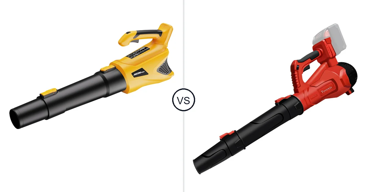 HEINPRO Cordless vs Tovexis Cordless: Best Leaf Blower for Your Needs