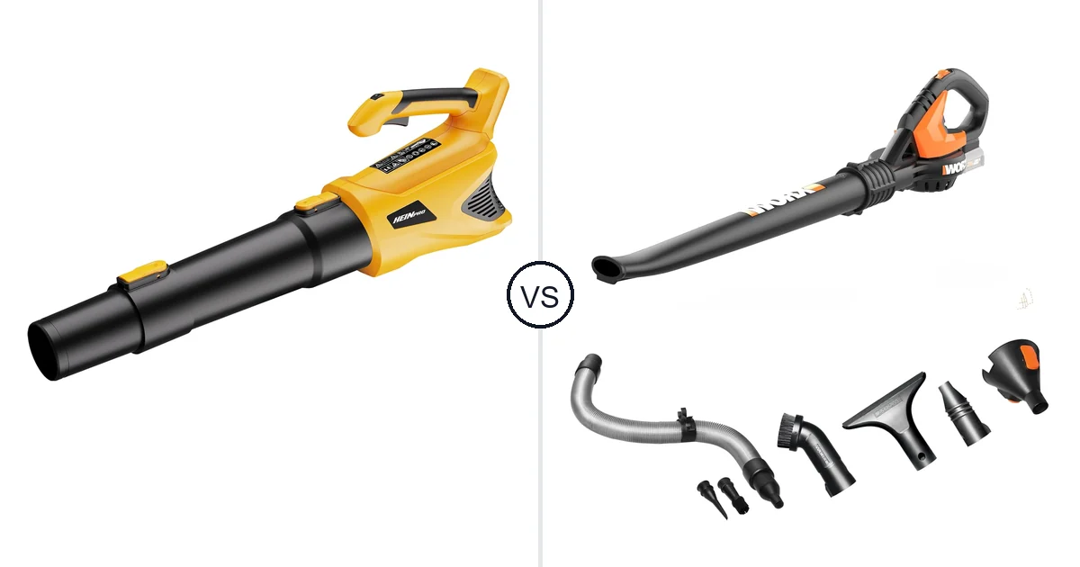 HEINPRO Cordless Leaf Blower vs WORX WG545: Best Leaf Blower for