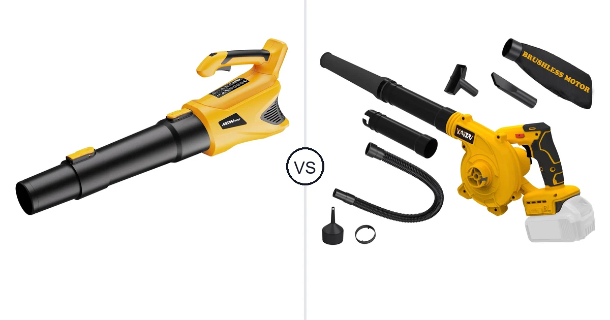 HEINPRO Cordless Leaf Blower vs YAWV Leaf Blower: Best Vacuum for