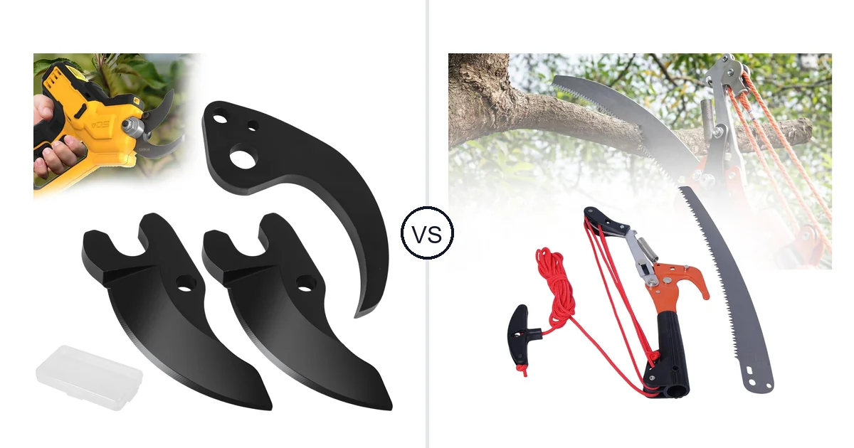 Comparison of HOMEXMTD Bypass and Podoy Extendable Pole Saw Head 14 Inch