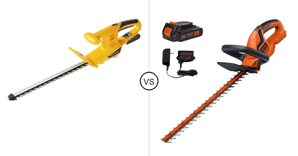Houselife Cordless Hedge vs BLACK+DECKER LHT2220: Best Hedge Trimmer