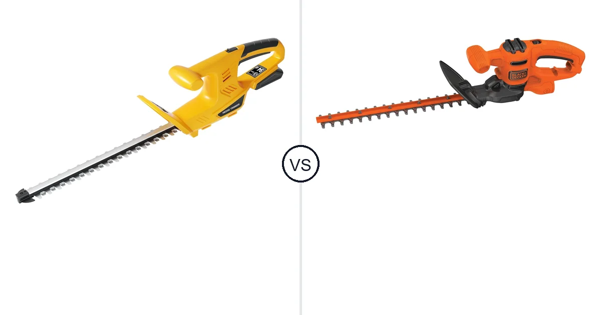 Houselife Cordless Hedge vs BLACK+DECKER BEHT100: Hedge Trimmer