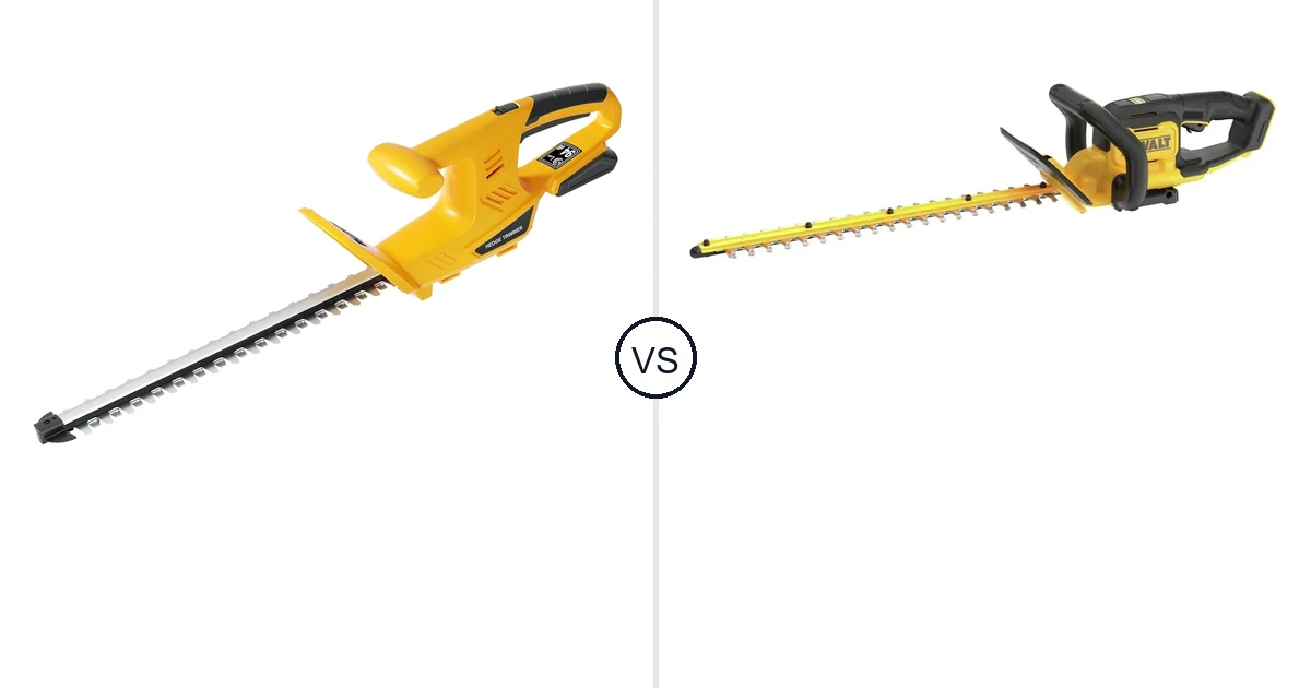 Houselife Cordless Hedge vs DEWALT DCHT821B: Best Hedge Trimmer for