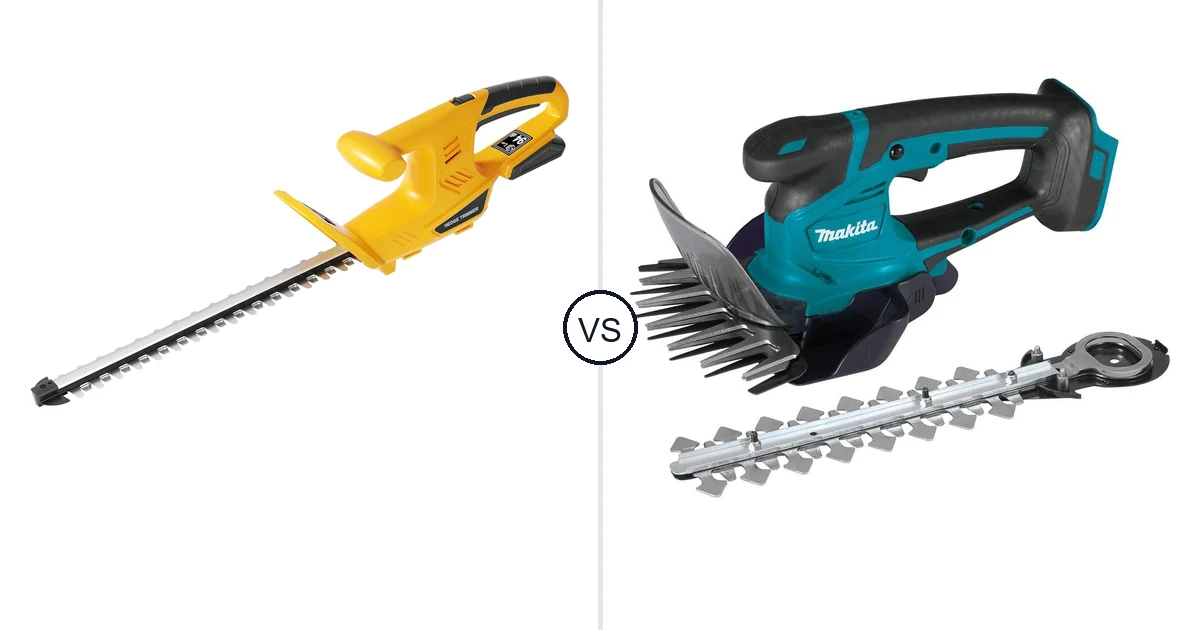Comparison of Houselife Cordless Hedge Trimmer Compatible and Makita XMU04ZX