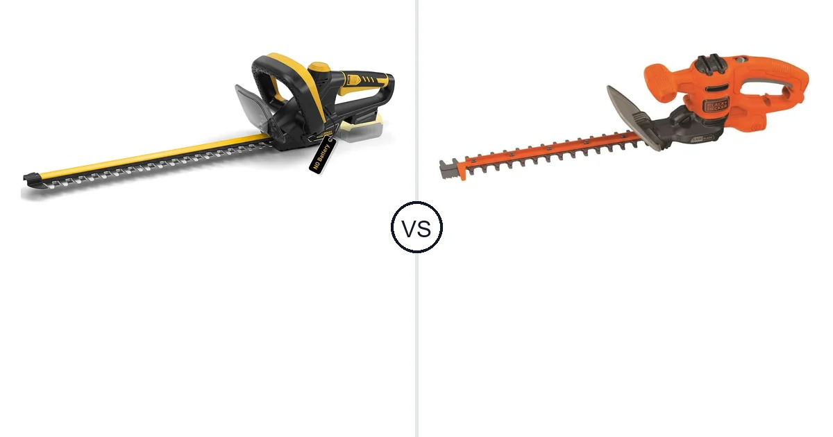 IEBUDA 22-Inch vs BLACK+DECKER BEHTS125: Hedge Trimmer Comparison