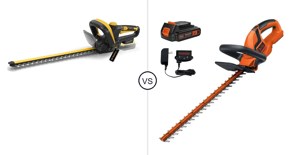 IEBUDA 22-Inch vs BLACK+DECKER LHT2220: Hedge Trimmer Comparison