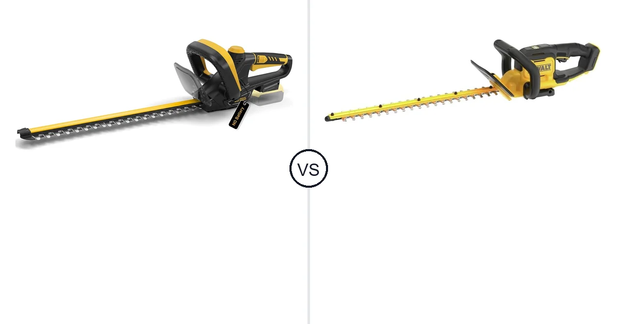 IEBUDA 22-Inch vs DEWALT DCHT821B: Best Hedge Trimmer for Your Needs