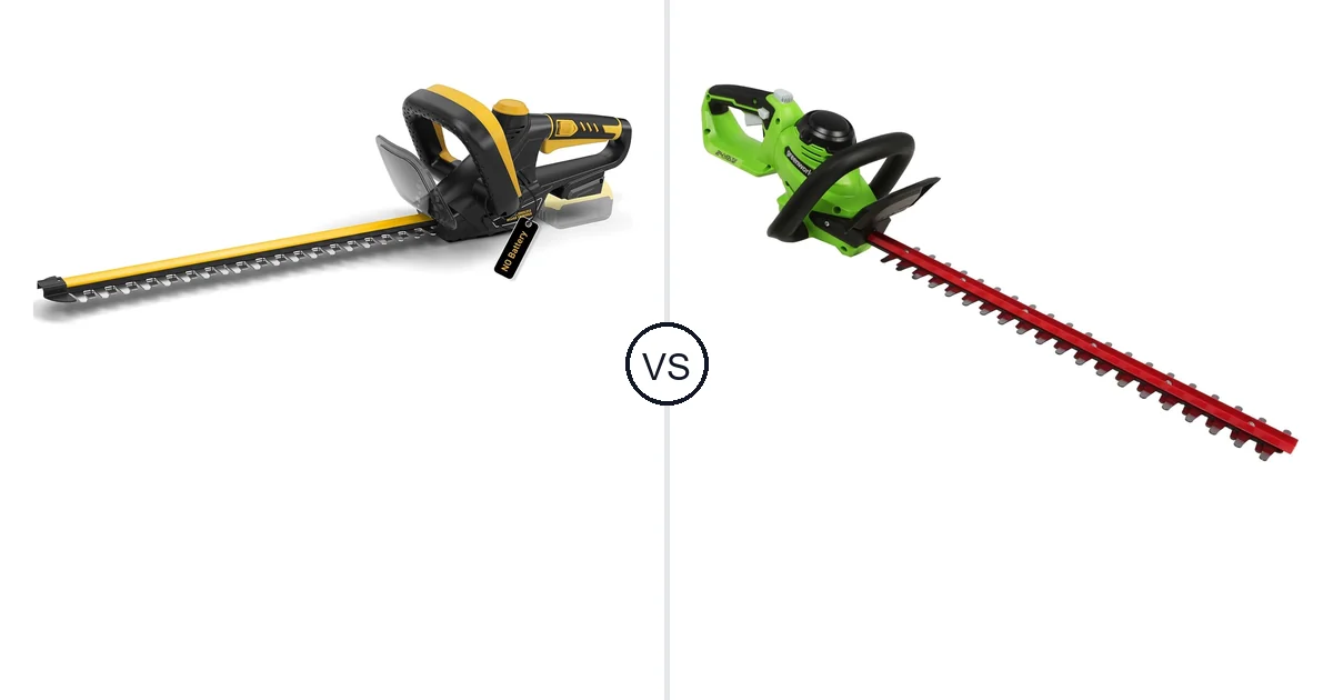 IEBUDA 22-Inch vs Greenworks 24V: Hedge Trimmer Comparison (Key