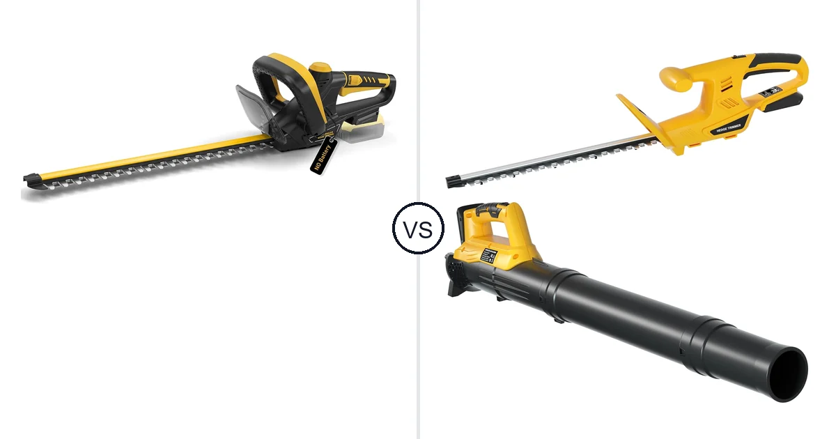 IEBUDA 22-Inch vs Houselife Cordless Hedge Trimmer vs