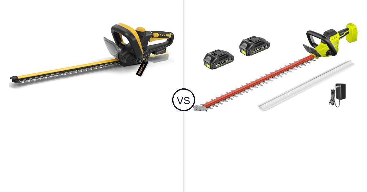 IEBUDA 22-Inch vs KOMASTY 22 Inch Hedge Trimmer: Which Should You Buy?