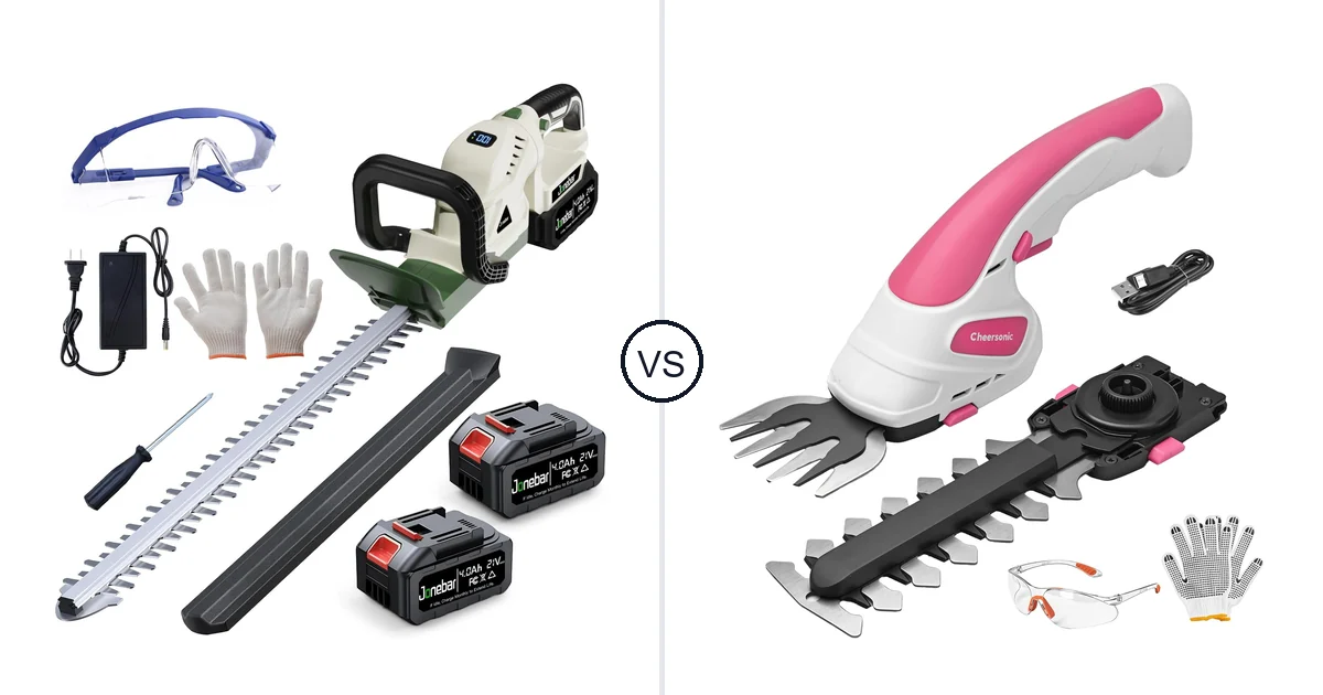 Jonebar 20” Cordless vs CHEERSONIC Cordless Grass: Key Differences