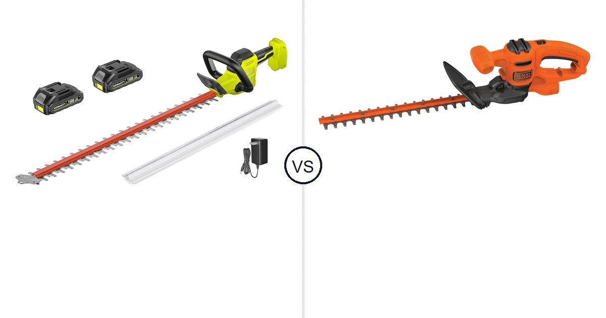 KOMASTY 22 Inch Hedge vs BLACK+DECKER BEHT100: Hedge Trimmer