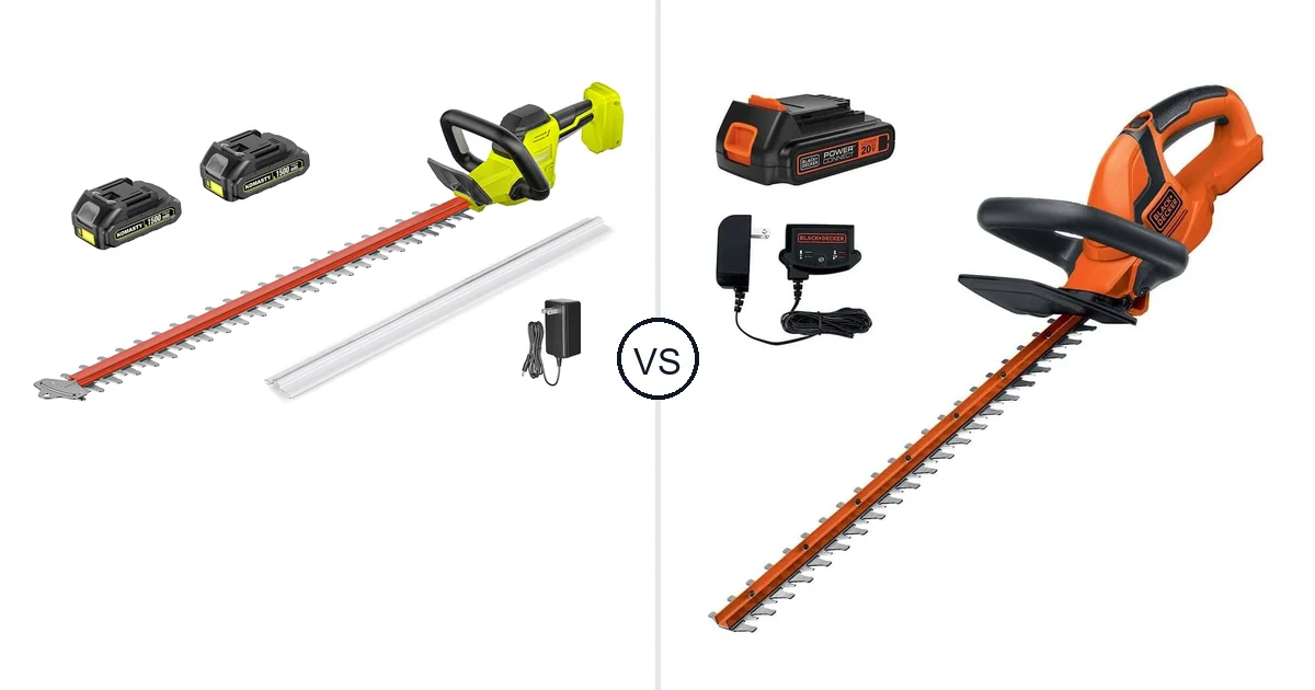 KOMASTY 22 Inch Hedge vs BLACK+DECKER LHT2220: Best Hedge Trimmer