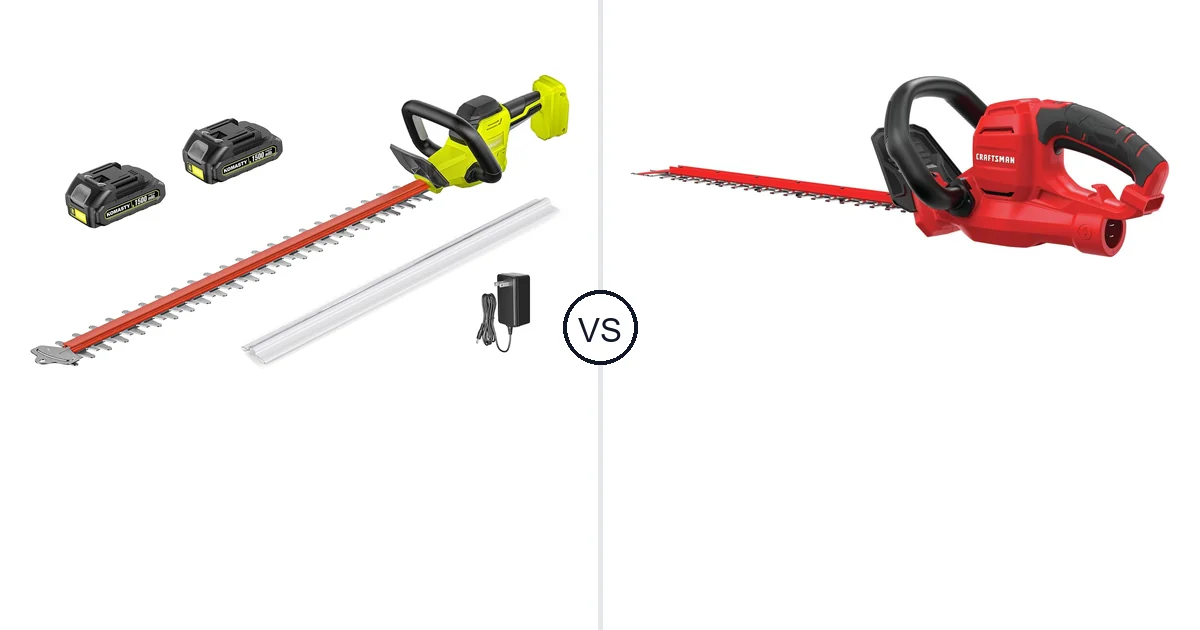 KOMASTY 22 Inch Hedge vs CRAFTSMAN CMEHTS8022: Best Hedge Trimmer