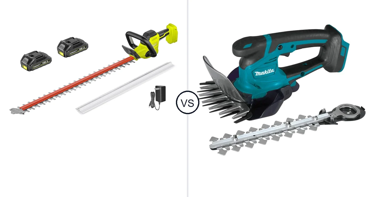 KOMASTY 22 Inch Hedge vs Makita XMU04ZX: Best Hedge Trimmer for Your
