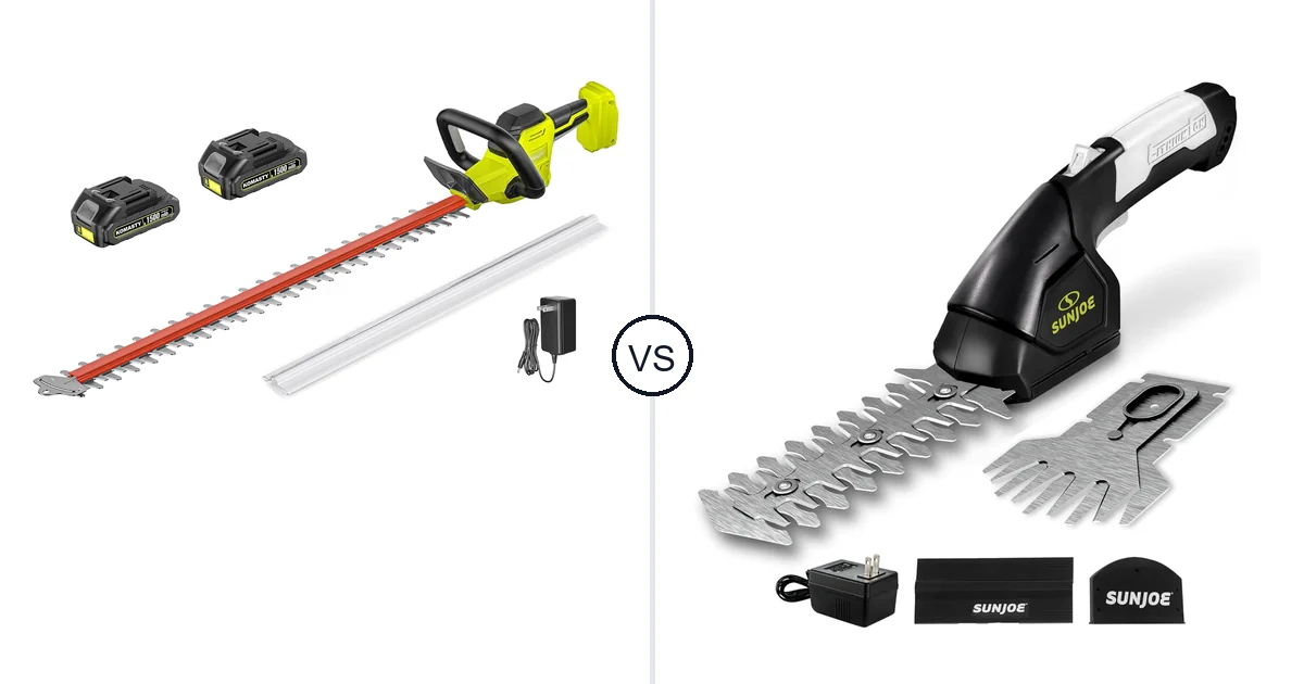 KOMASTY 22 Inch Hedge vs Sun Joe HJ604C: Which Should You Buy?