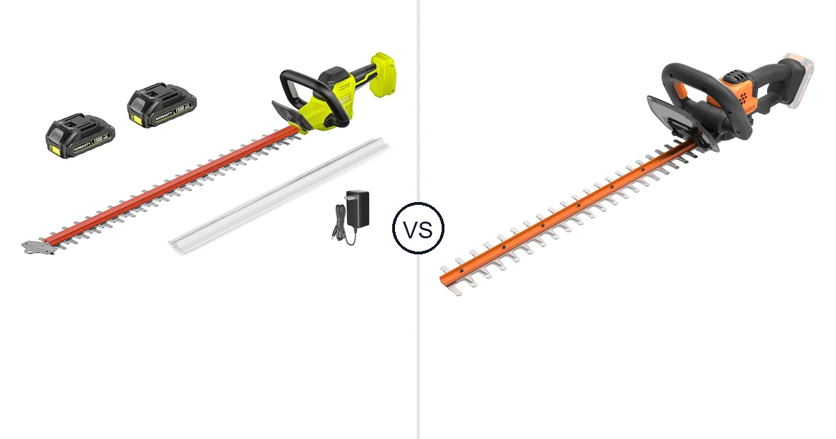 Comparison of KOMASTY 22 Inch Hedge Trimmer Cordless and WORX WG261
