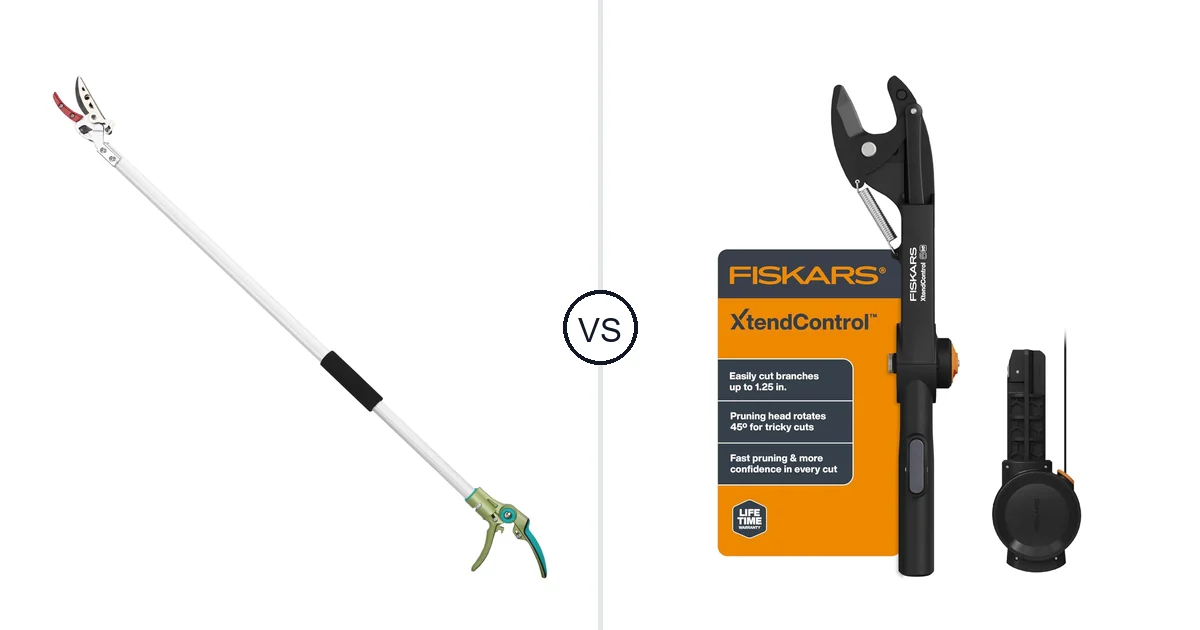 LeafLux Japanese vs Fiskars Automatic Cord Reel: Tree Pruner