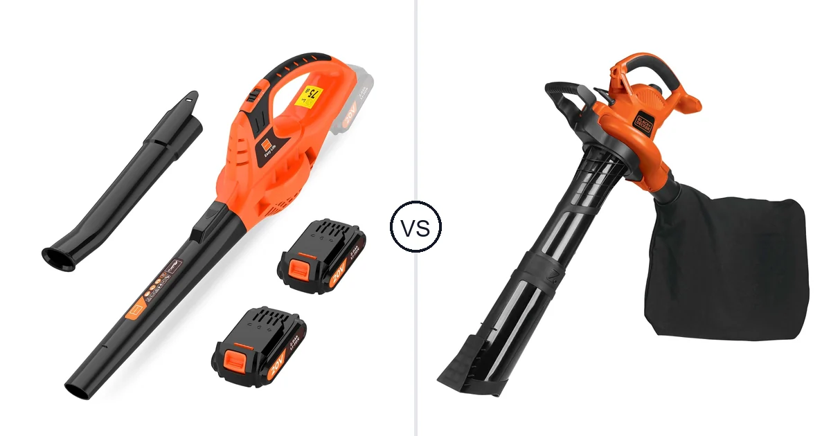 Comparison of Leisch Life Cordless Leaf Blower and BLACK+DECKER BV6000