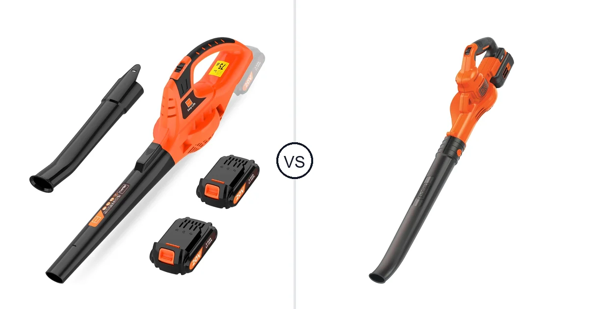 Comparison of Leisch Life Cordless Leaf Blower and BLACK+DECKER LSW40C