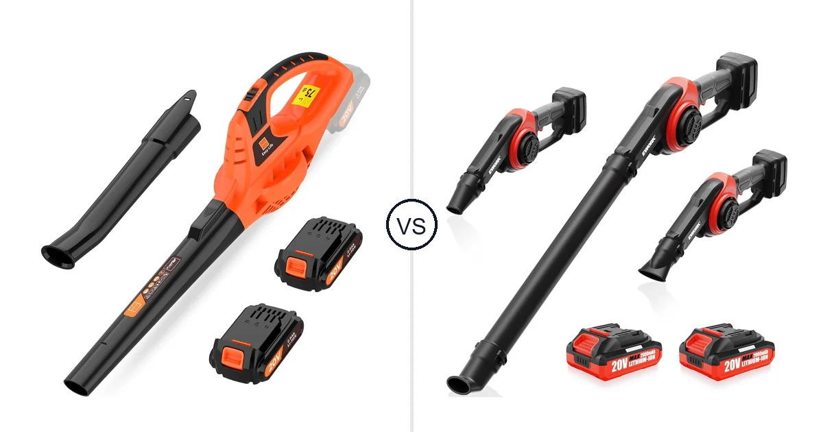 Comparison of Leisch Life Cordless Leaf Blower and EWORK EK-DLB21A-2MR