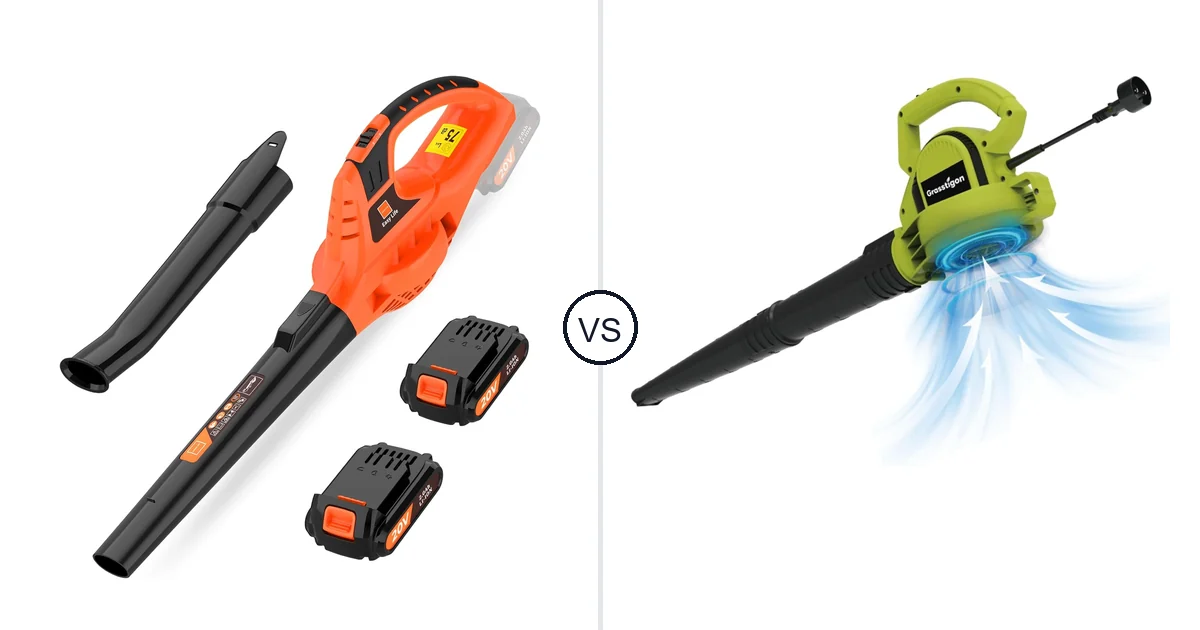 Comparison of Leisch Life Cordless Leaf Blower and GRASSTIGON Grasstigon Leaf Blower