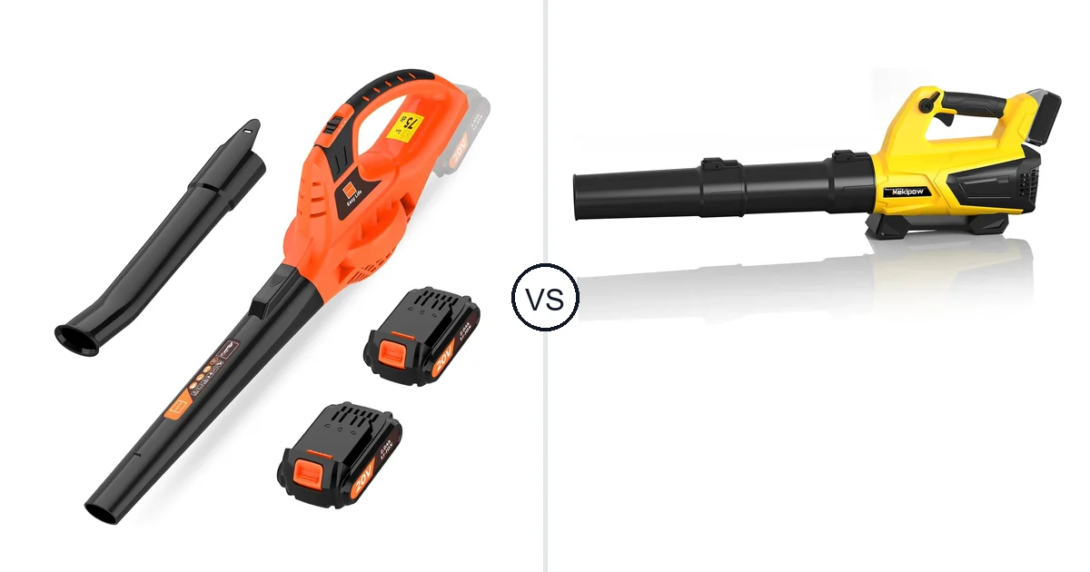 Comparison of Leisch Life Cordless Leaf Blower and MekiPow XKBFJ-880