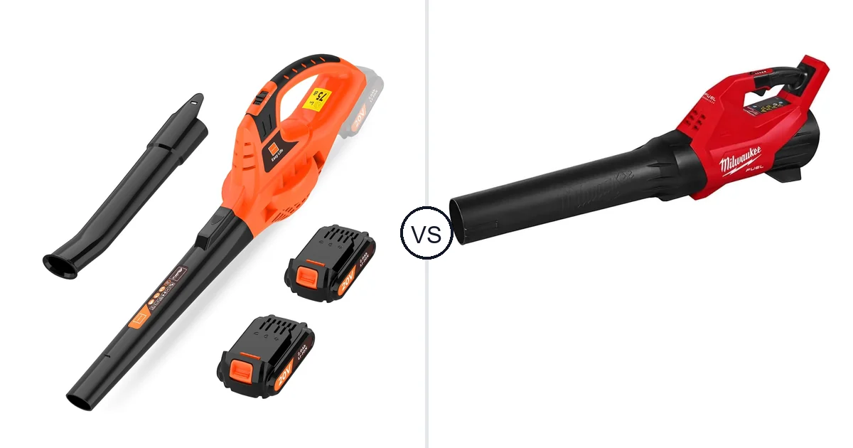 Comparison of Leisch Life Cordless Leaf Blower and Milwaukee 3017-20