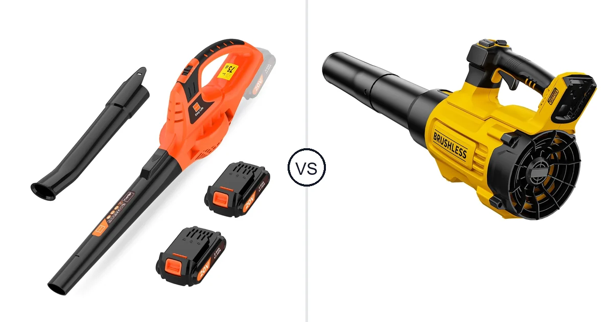 Comparison of Leisch Life Cordless Leaf Blower and Nelhalt CFM/125