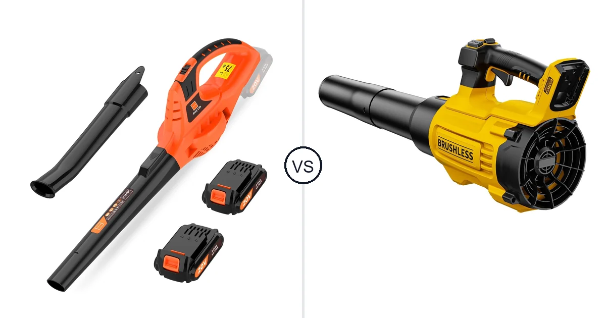 Comparison of Leisch Life Cordless Leaf Blower and PWOKVEC CFM/125