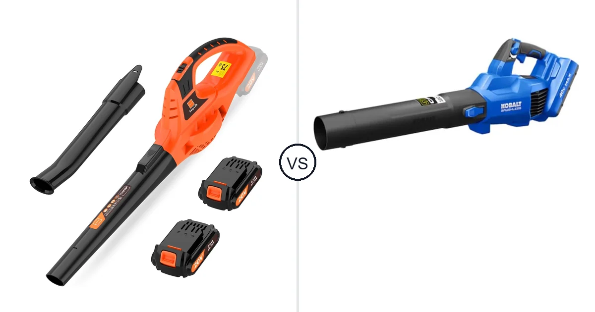 Comparison of Leisch Life Cordless Leaf Blower and SPPRANDOM Handheld
