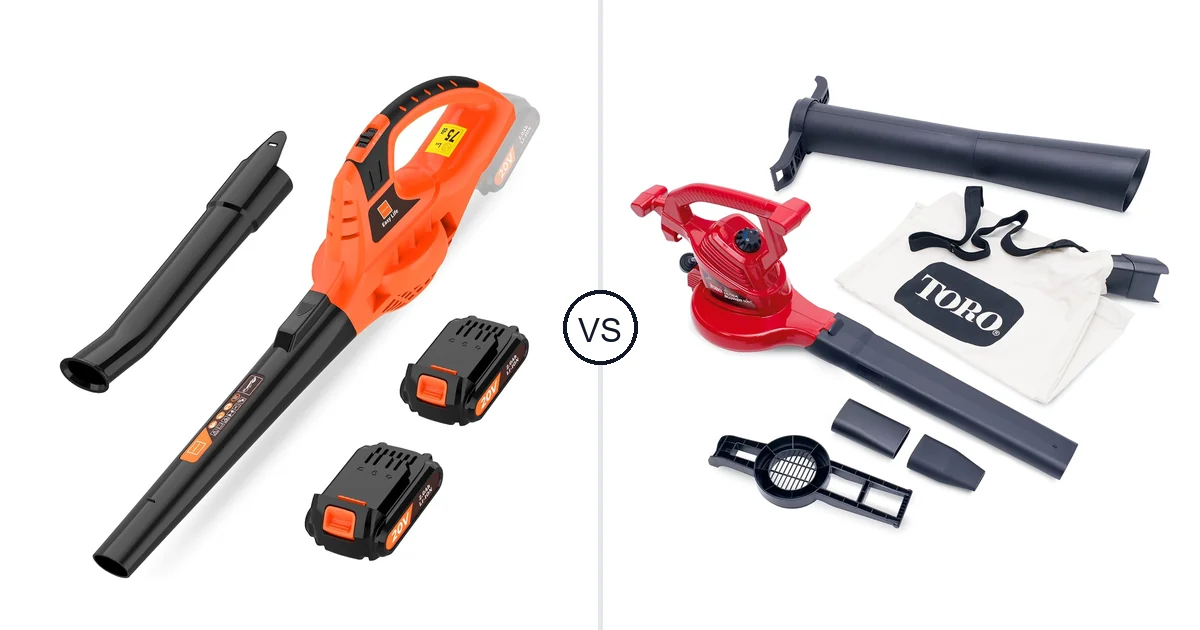 Comparison of Leisch Life Cordless Leaf Blower and Toro 51619