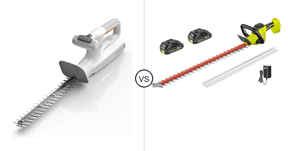 LiTHELi 20V vs KOMASTY 22 Inch Hedge: Which Hedge Trimmer Should You